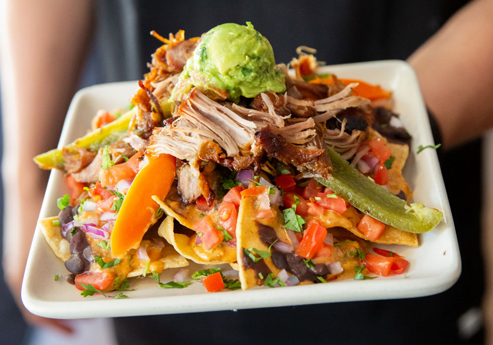 Carnitas plate at Mercado in Los Angeles