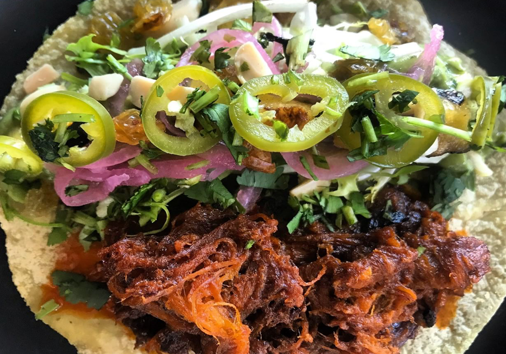 Lola 55's Oaxacan Braised Pork Belly Taco in East Village, San Diego