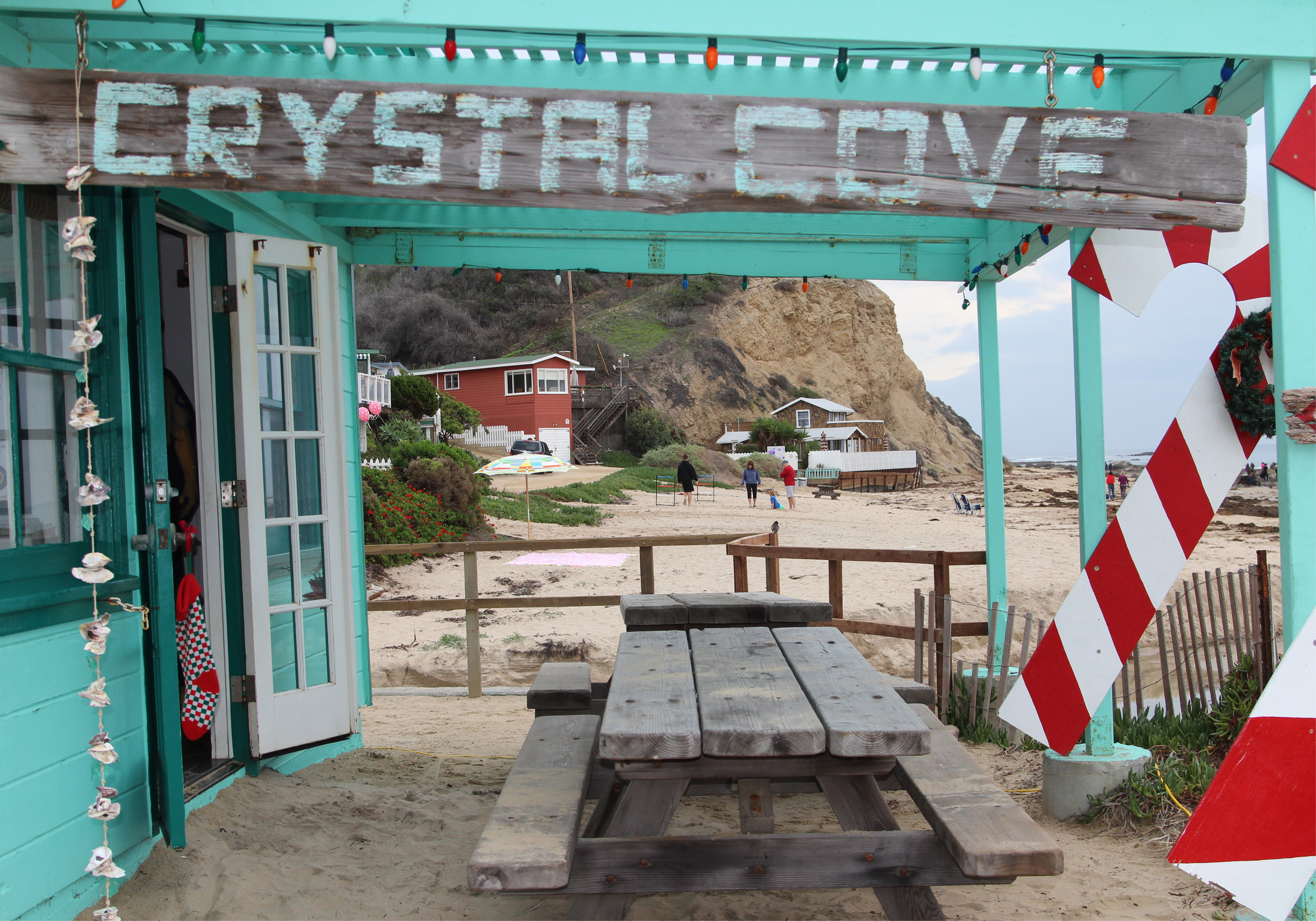Crystal Cove Beach in Orange County.