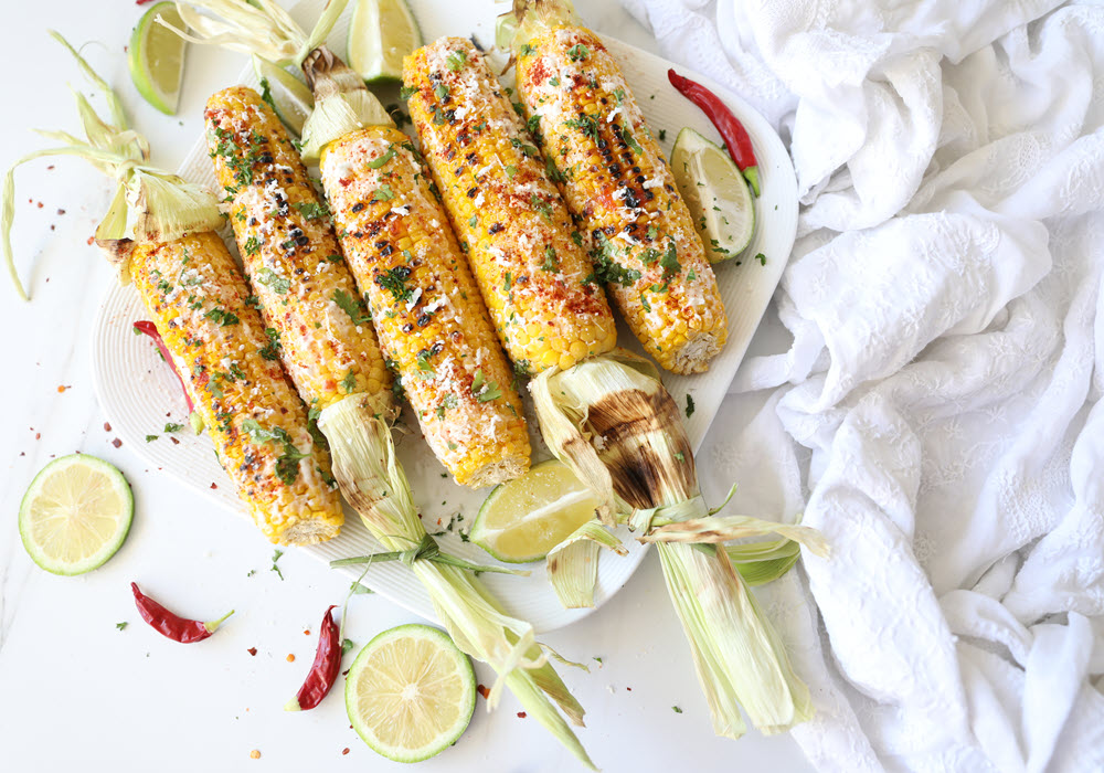 Plated corns on the cobs.