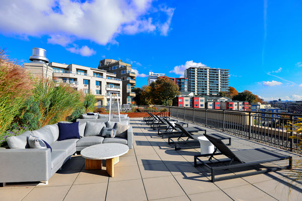 Canvas Apartments Sun Terrace Overlooking Seattle