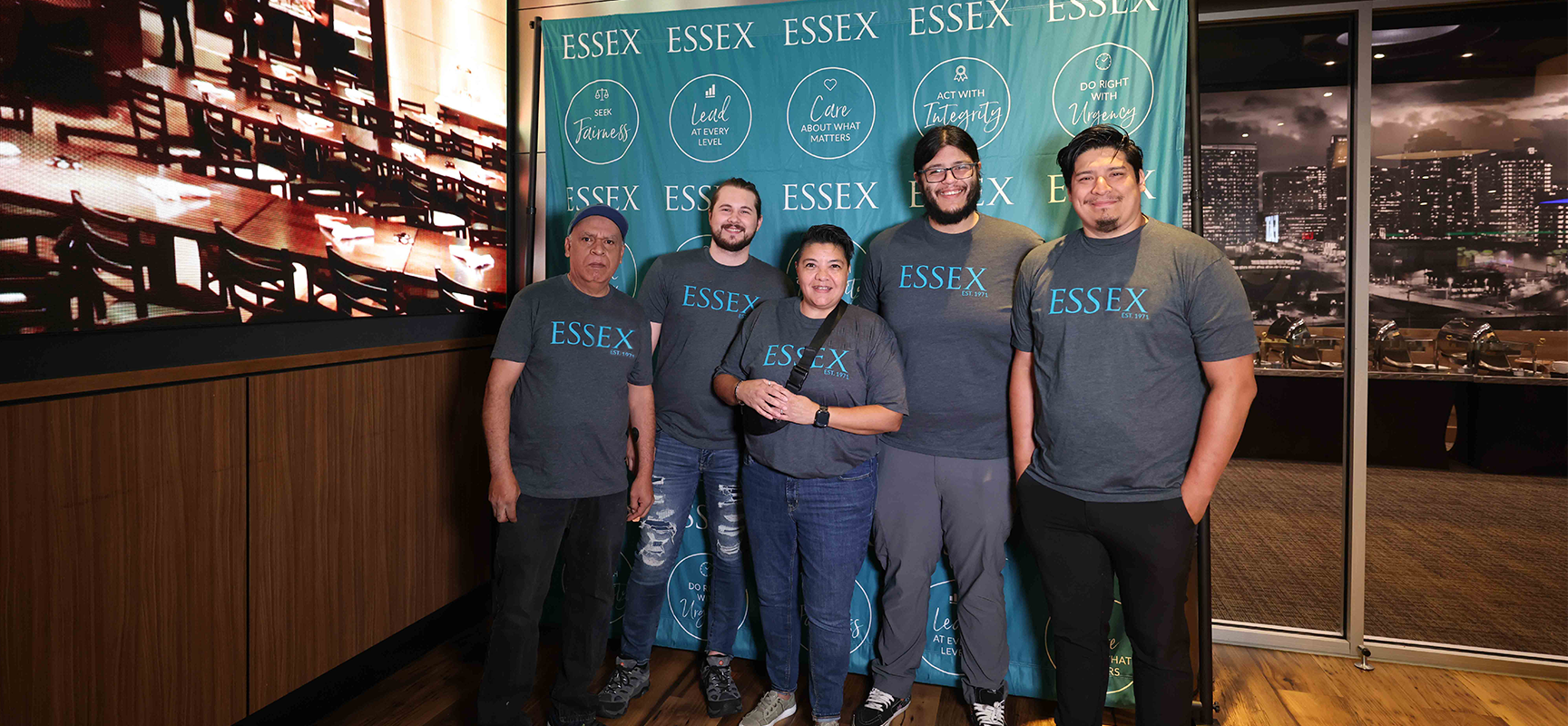 Essex Property Trust employees gathered at an employee appreciation event