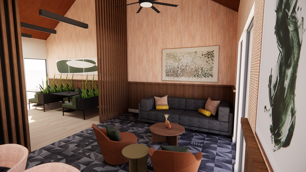 Clubroom with Lounge Seating