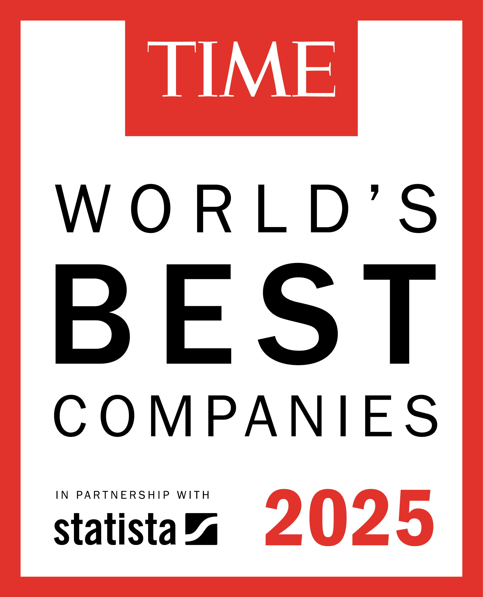 TIME World's Best Companies in Partnership with Statistia 2025 Award